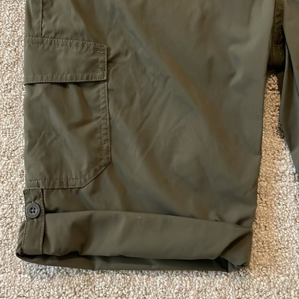 Patagonia Olive Green Solimar Convertible Bermuda Shorts - Picture 4 of 8